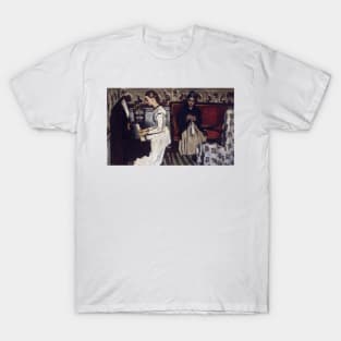 Girl at the Piano by Paul Cezanne T-Shirt